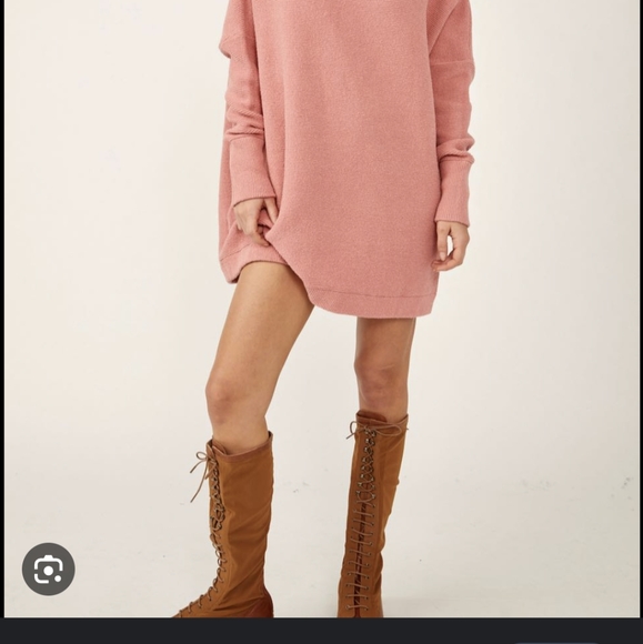 Free People Slouchy Ottoman Sweater -xs tea - Picture 3 of 5